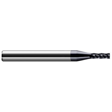 Harvey Tool 5/32 Cutter dia. x 0.0080 in. Radius x 0.5620 in. 9/16 Carbide Corner Radius End Mill, 4 Flutes 75208-C3